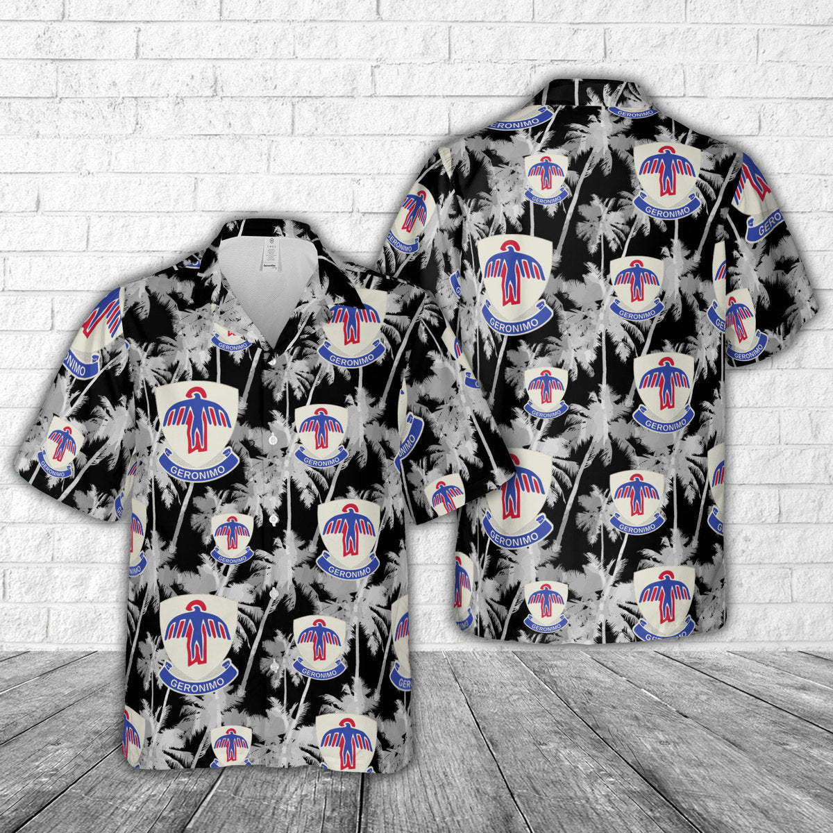 US Army 501st Airborne Geronimo Hawaiian Shirt