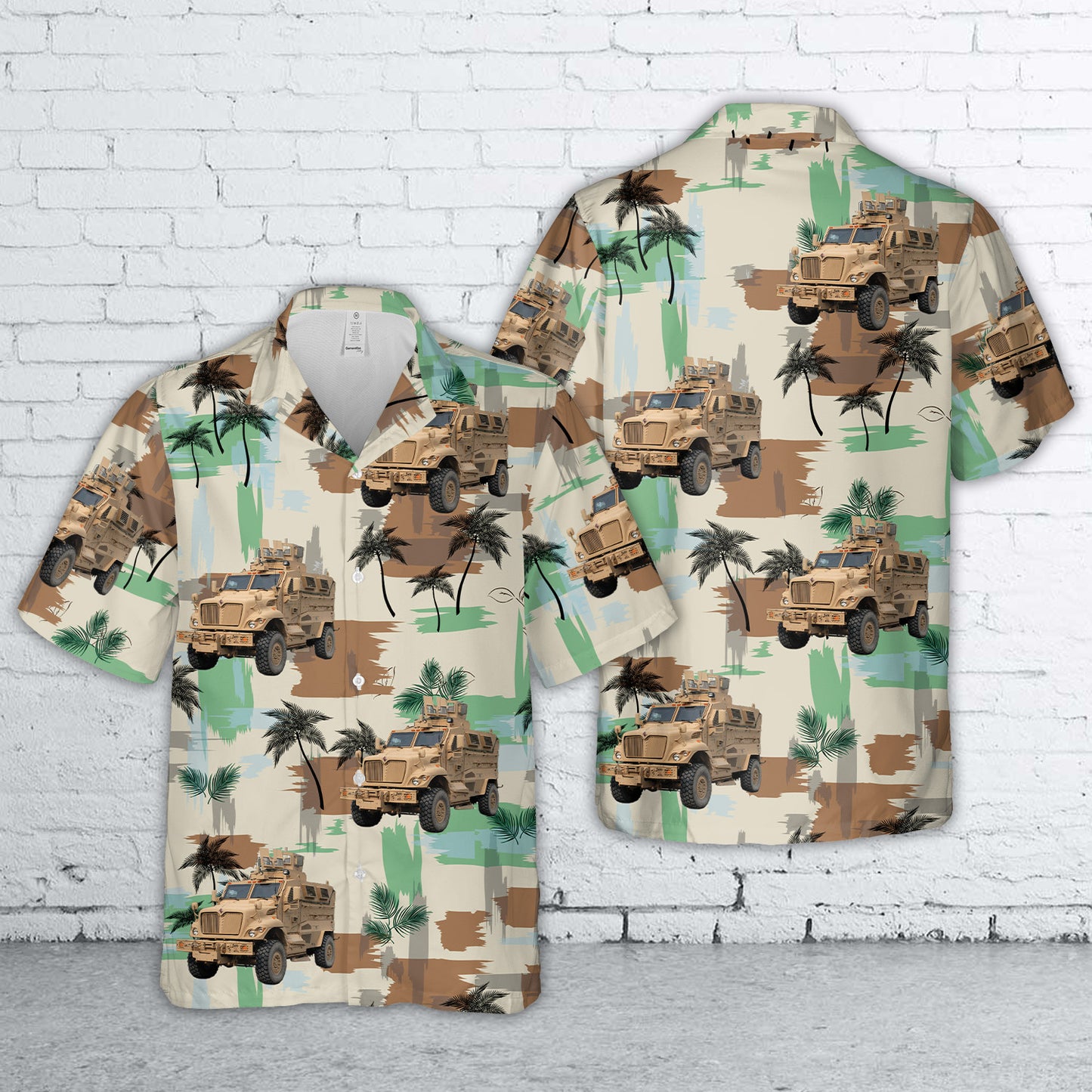 US Army 501st Military Police Company MRAP 147 Hawaiian Shirt