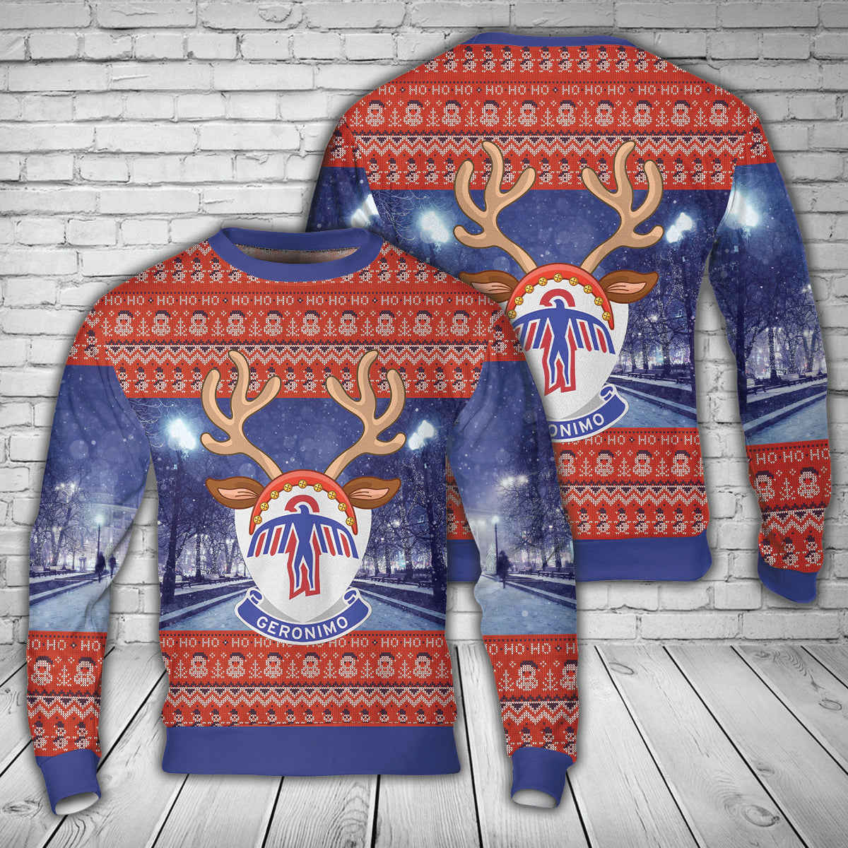 US Army 501st Parachute Airborne Infantry Regiment Christmas Sweater