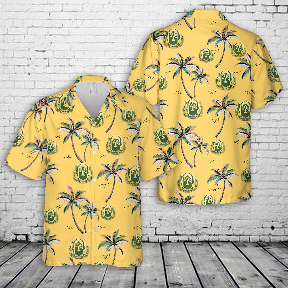 US Army 503rd Military Police Battalion Hawaiian Shirt