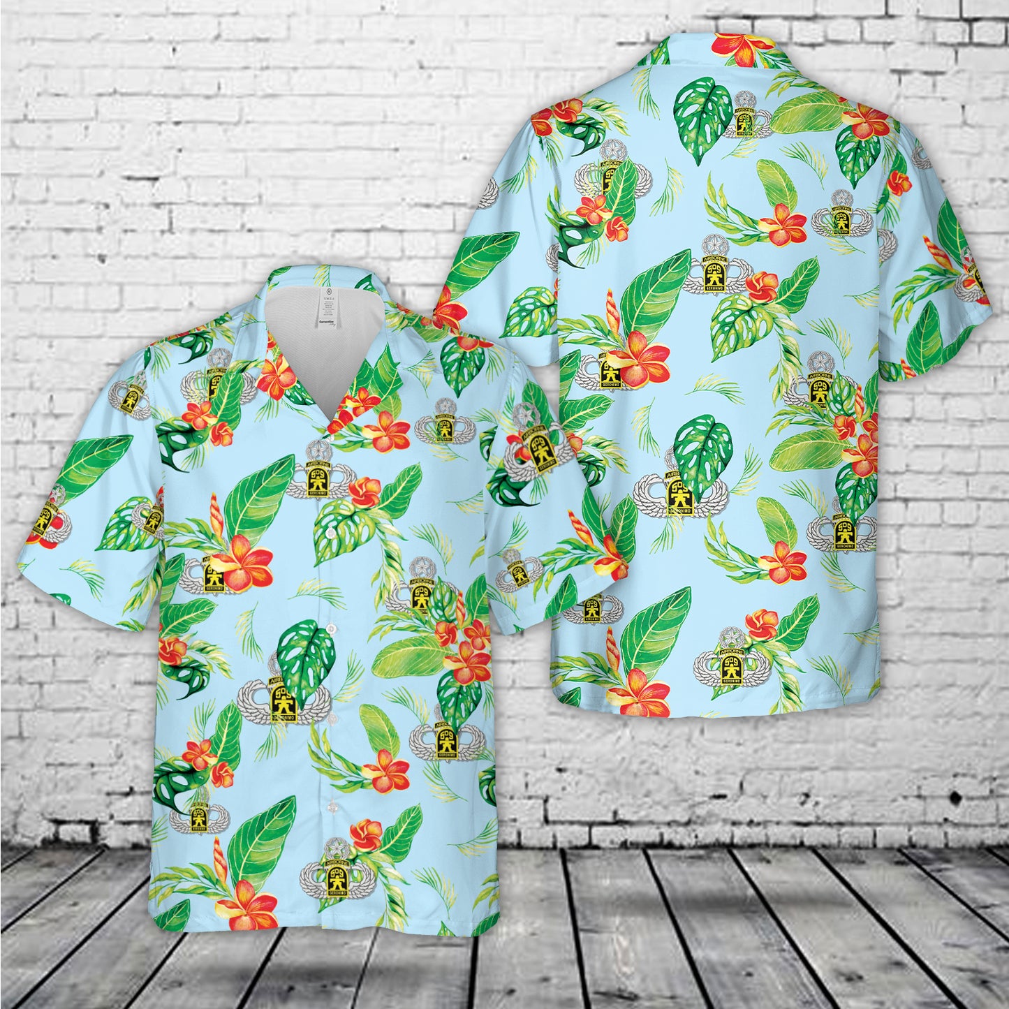 US Army 509th Airborne Master wings Hawaiian Shirt