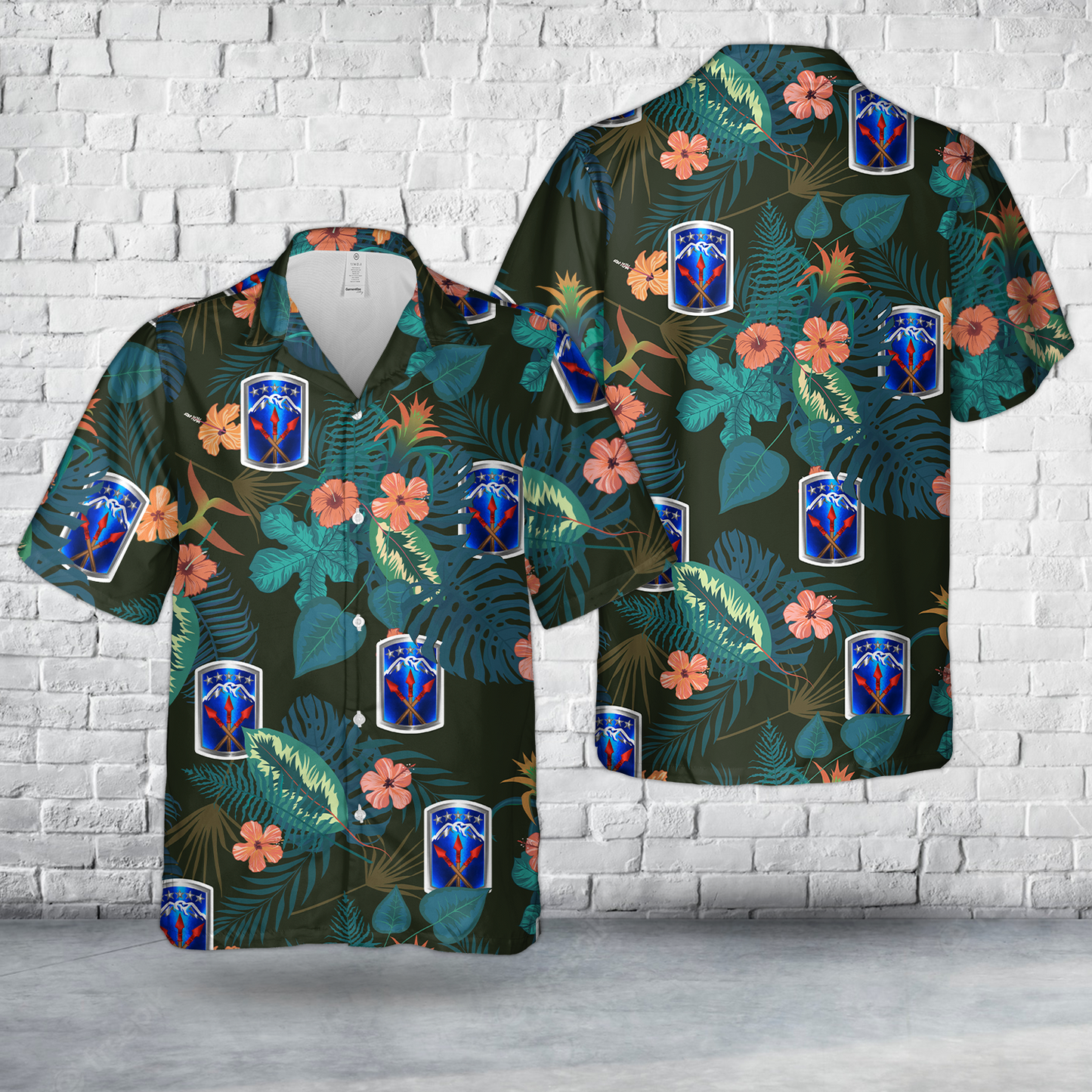 US Army 593rd Sustainment Command “Rest Assured” Hawaiian Shirt