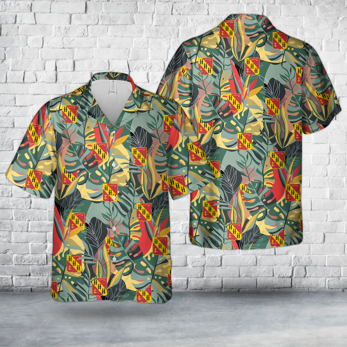 US Army 5th Air Defense Artillery Regiment Hawaiian Shirt