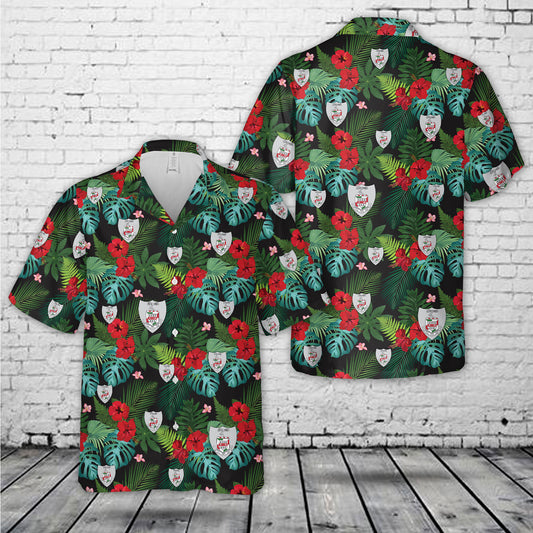 US Army 5th Infantry Regiment Bobcats Hawaiian Shirt