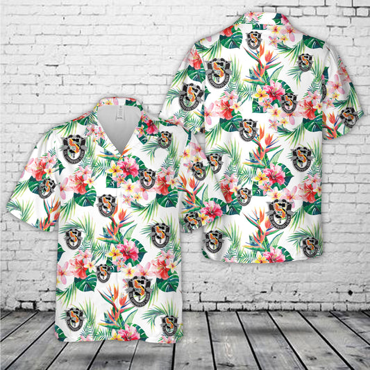 US Army 5th Special Forces Group (5th SFG) - De Oppresso Liber Hawaiian Shirt