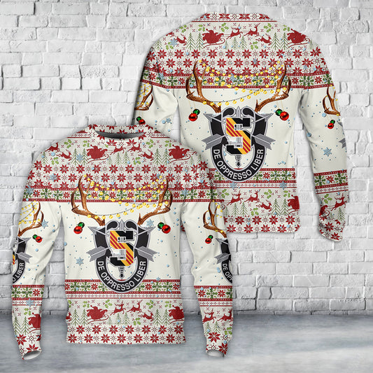 US Army 5th Special Forces Group (5th SFG) Christmas Sweater