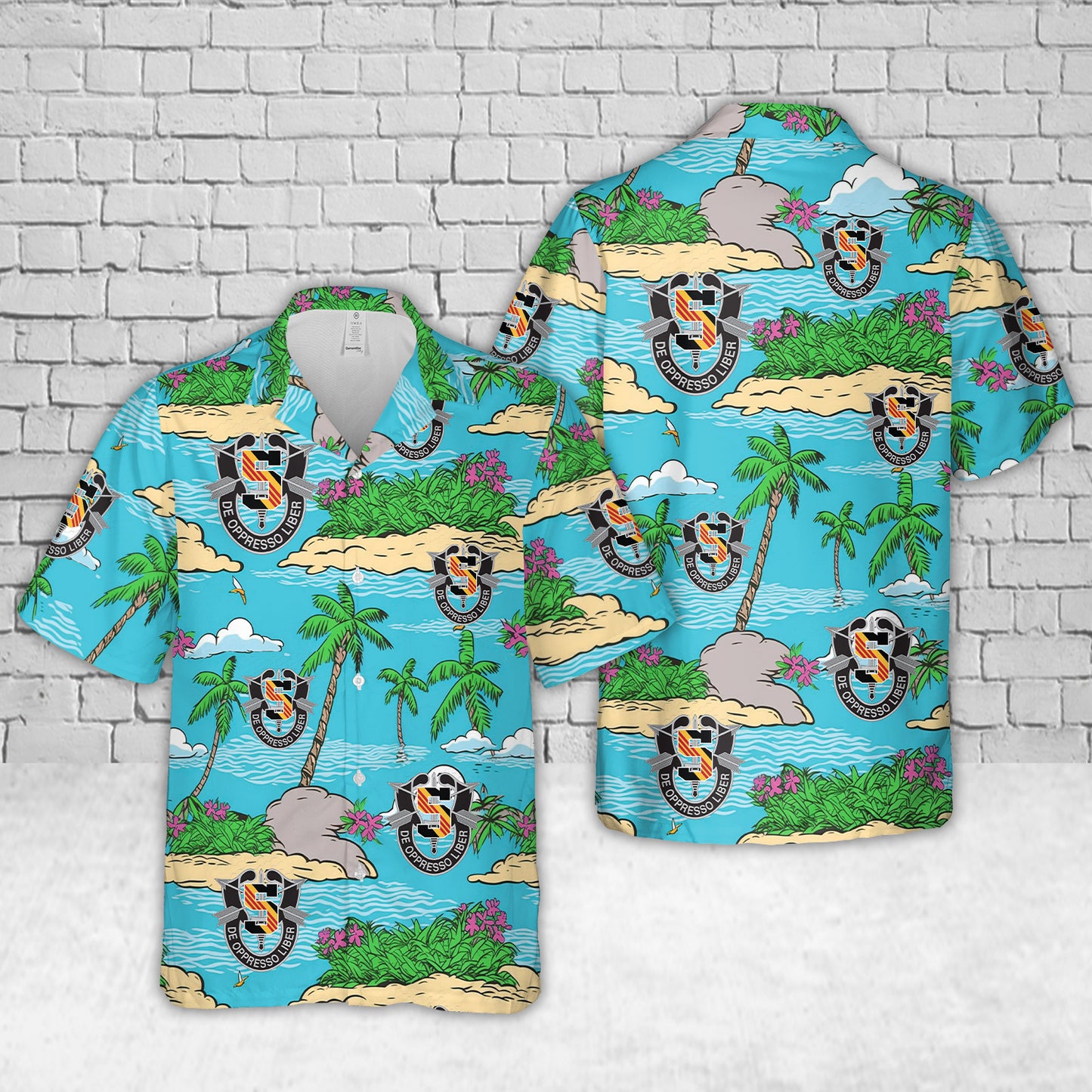 US Army 5th Special Forces Group (5th SFG) Hawaiian Shirt