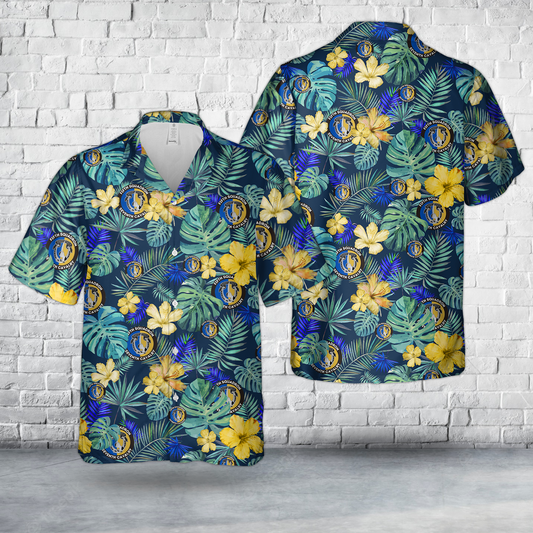 US Army 5th Squadron, 7th U.S. Cavalry Regiment, 1st Heavy Brigade Combat Team, 3rd Infantry Division Hawaiian Shirt