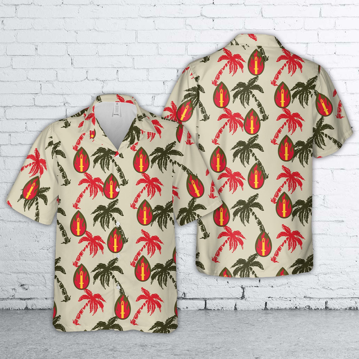 US Army 63rd Infantry Division Hawaiian Shirt