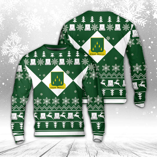 US Army 70th Armor Regiment Christmas Sweater