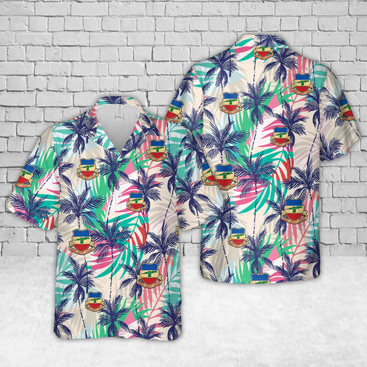 US Army 73 Armor Airborne Hawaiian Shirt