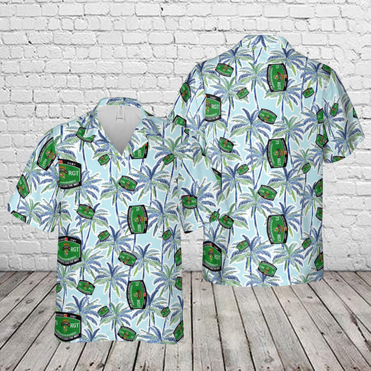 US Army 75th Infantry Regiment O Company Long Range Patrol - Airborne Ranger Hawaiian Shirt