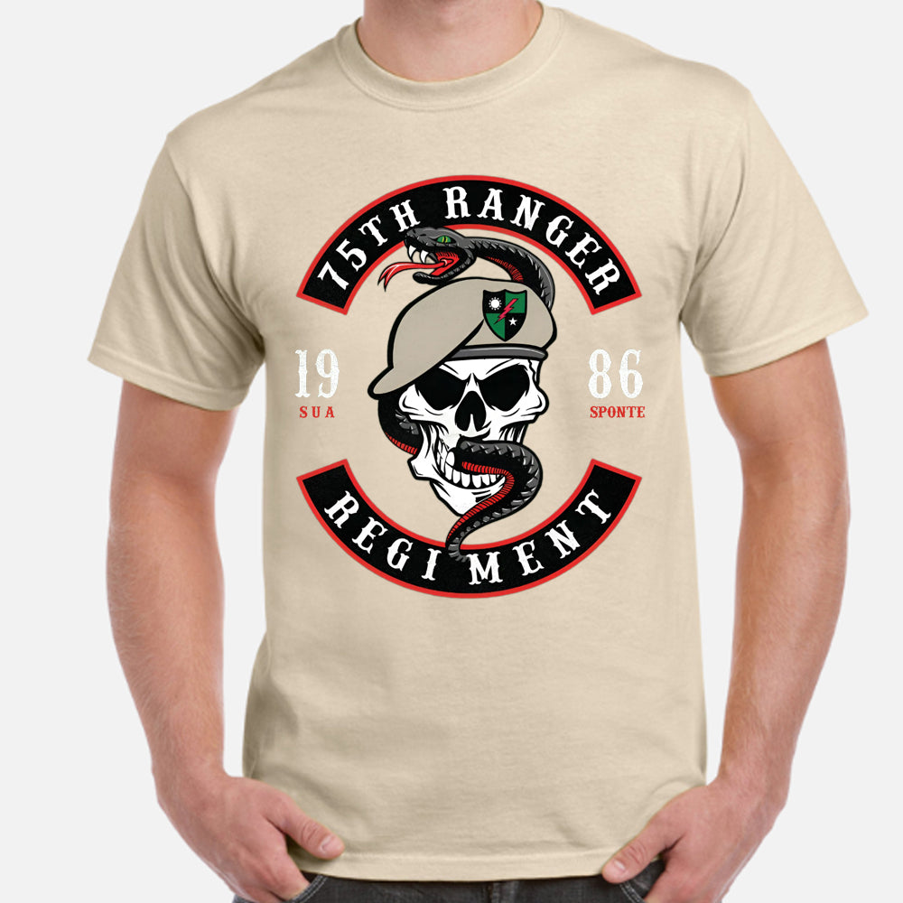 US Army 75th Ranger Regiment Classic Unisex T-Shirt Gildan 5000 (Made In US) DLTT1304PT02