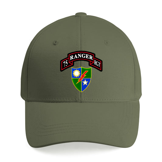 US Army 75th Ranger Regiment Embroidered Cap