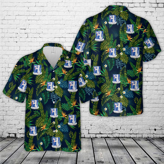 US Army 77th Armor Regiment Hawaiian Shirt