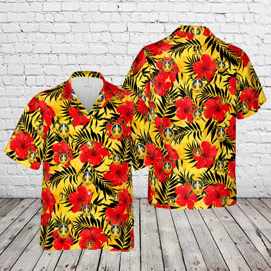 US Army 7th Battalion Army Reserve Careers Division Hawaiian Shirt