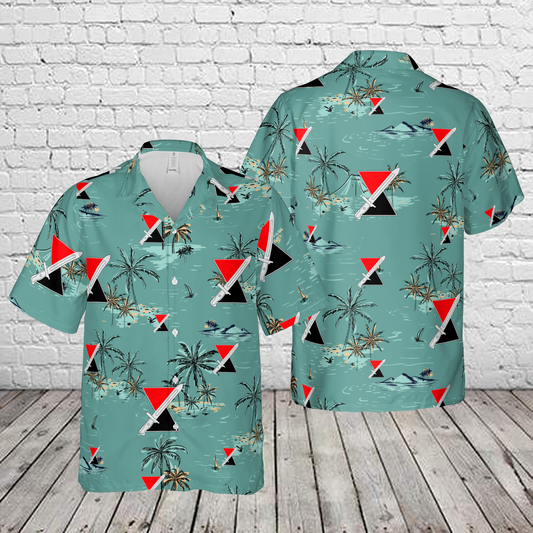 US Army 7th Infantry Division Distinctive unit insignia Hawaiian Shirt