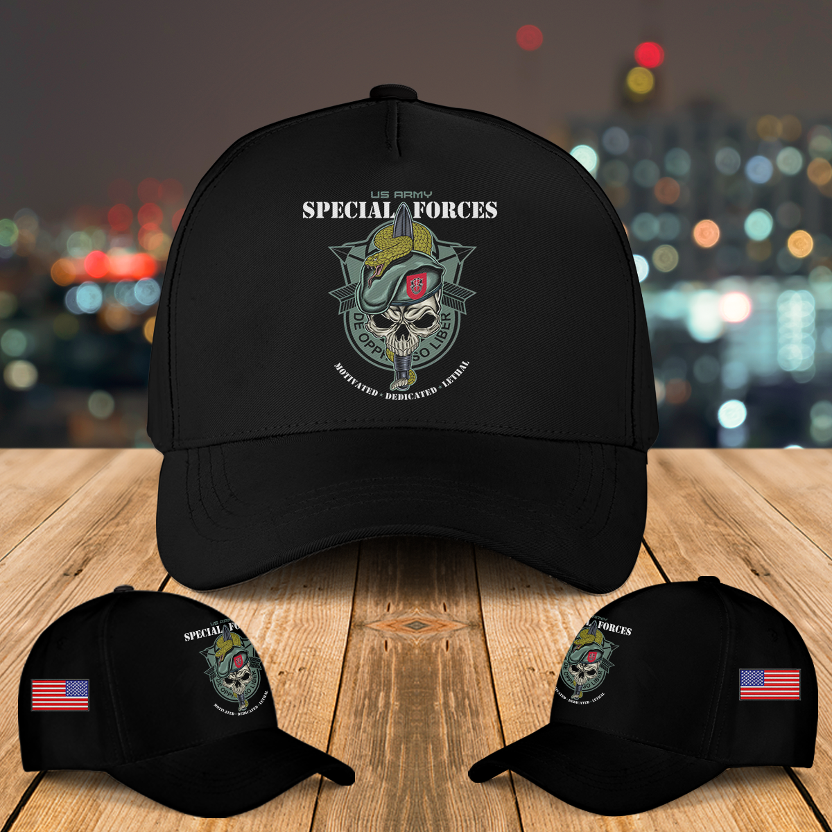 US Army 7th Special Forces Group (7th SFG) Baseball Cap