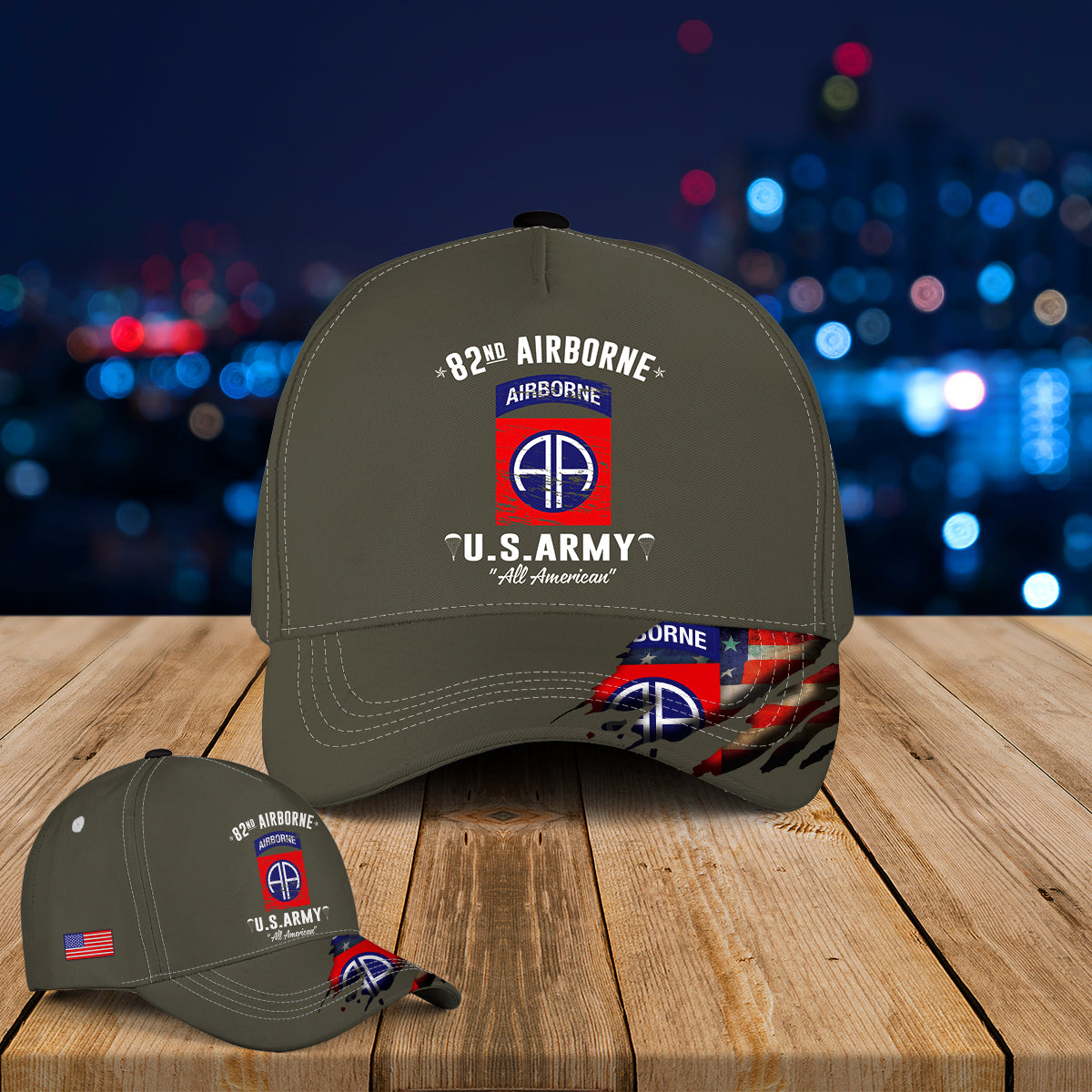Airborne Graduation Cap Design US Army 82nd Airborne Division Baseball Cap – Merch Gears