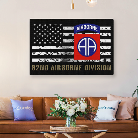 US Army 82nd Airborne Division Canvas