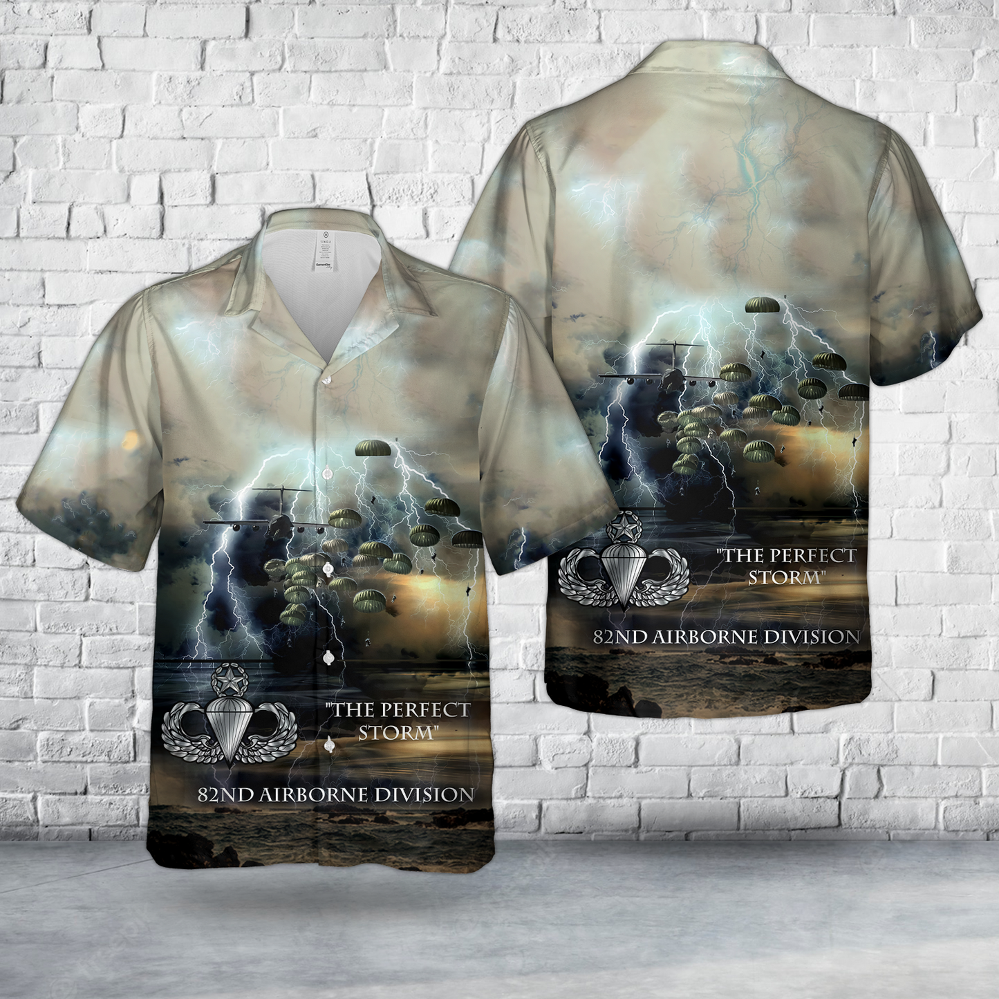 US Army 82nd Airborne Division Hawaiian Shirt