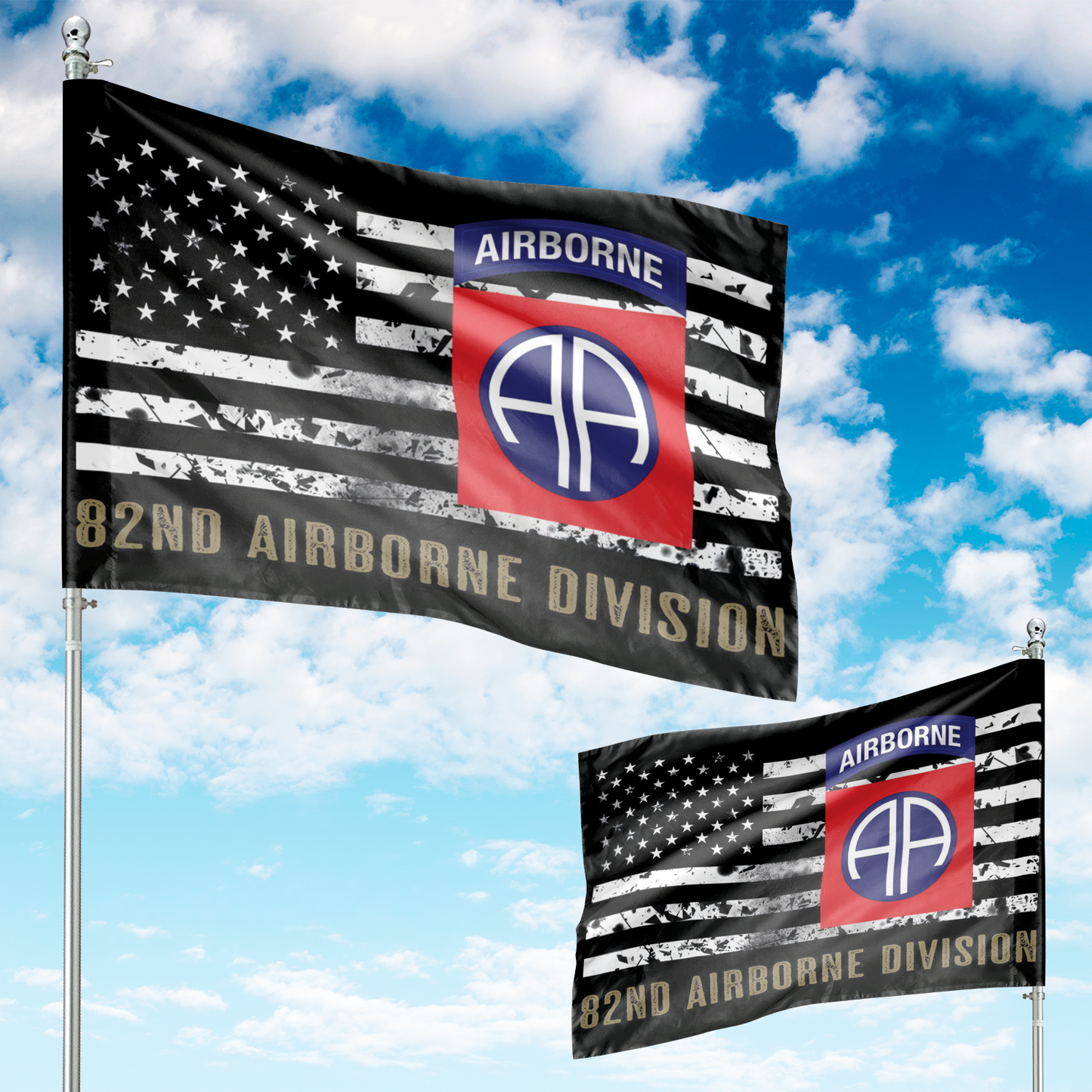 US Army 82nd Airborne Division House Flag