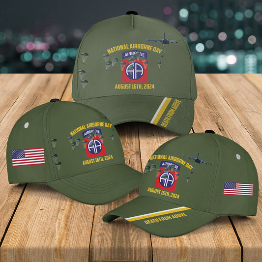 US Army 82nd Airborne Division National Airborne Day Baseball Cap