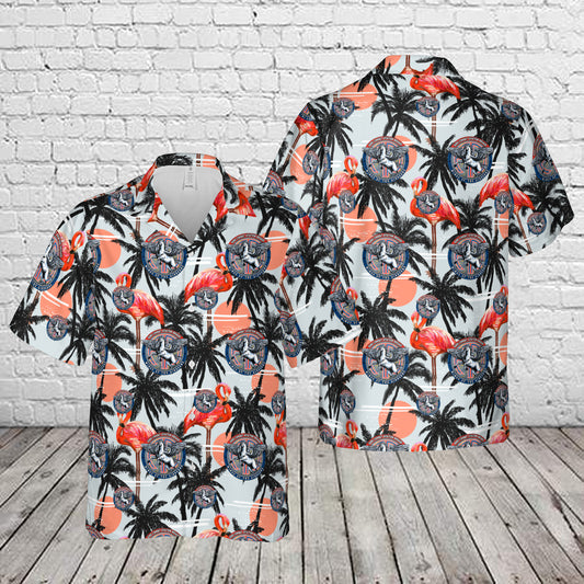 US Army 82nd Combat Aviation Brigade, 82nd Airborne Division Hawaiian Shirt