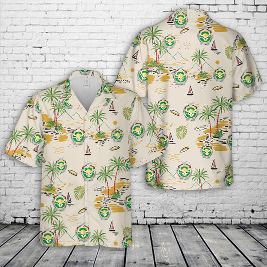 US Army 977th Military Police Company Hawaiian Shirt