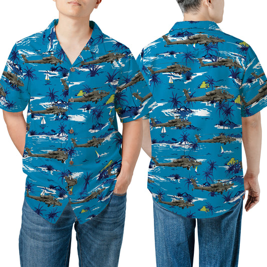 AH-64D Apache Longbow 1-135th Attack Recon Battalion Hawaiian Shirt