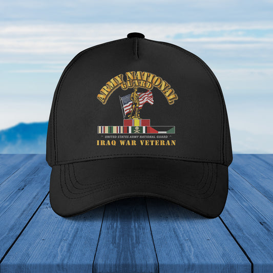 US Army ARNG Iraq War Veteran Baseball Cap