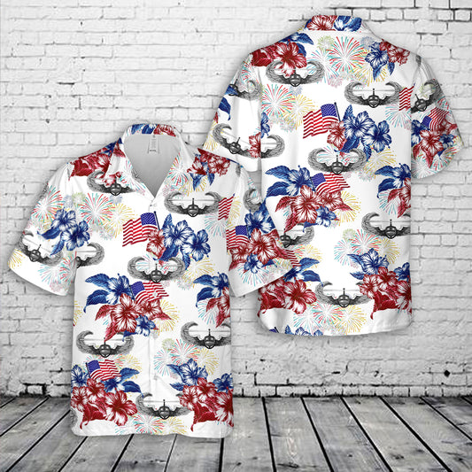 US Army Air Assault Wings, 4th Of July Hawaiian Shirt