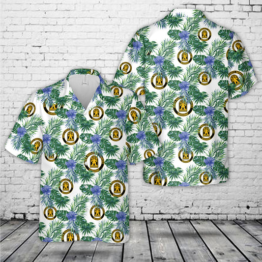 US Army Airborne 509th Parachute Infantry Regiment (509th PIR) Hawaiian Shirt