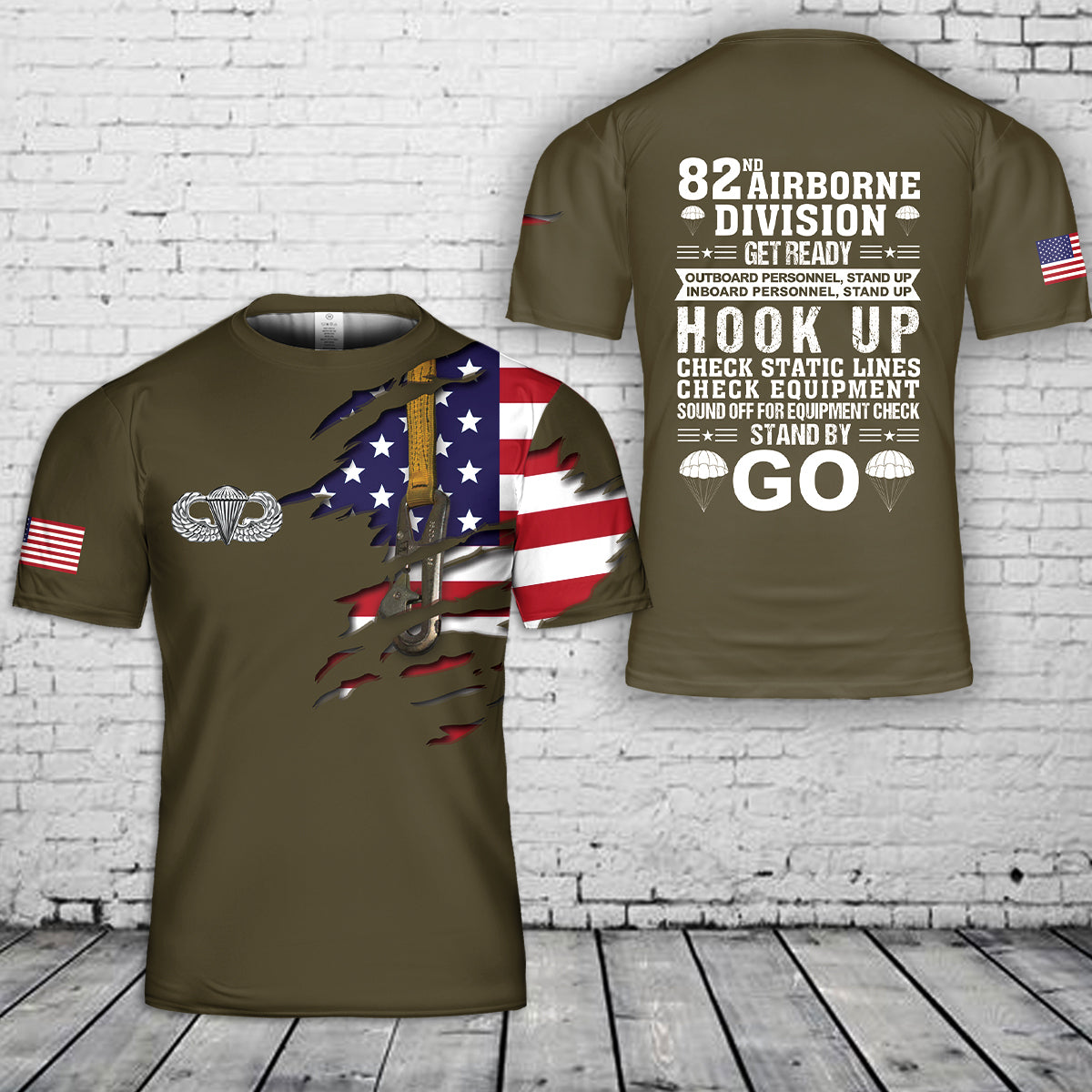 US Army Airborne Division, Airborne Static Line, Jumpmaster Commands 3 ...