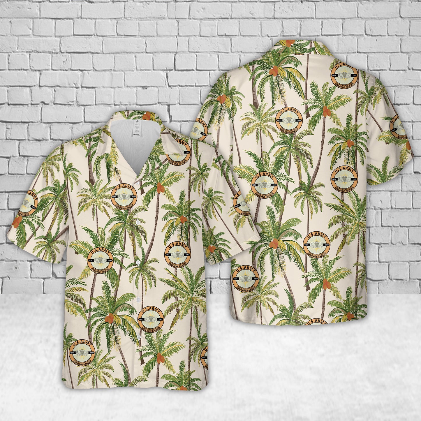 US Army Airborne Forces - Tagged "Miller" Hawaiian Shirt