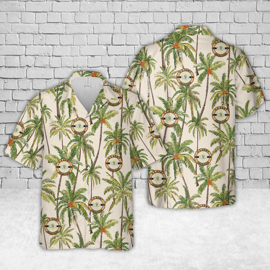 US Army Airborne Forces - Tagged "Miller" Hawaiian Shirt