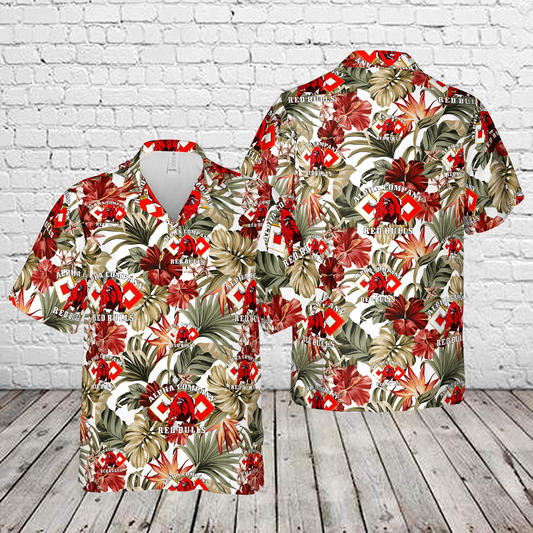 US Army Alpha Company FRG, 67th Expeditionary Signal Battalion  Hawaiian Shirt