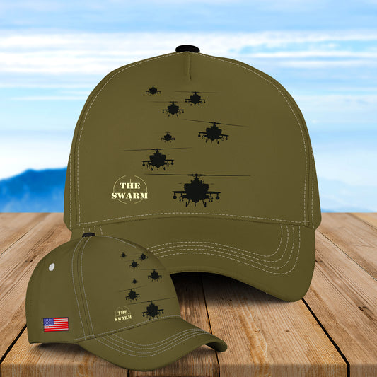 US Army Apache AH-64 Attack Helicopter Baseball Cap