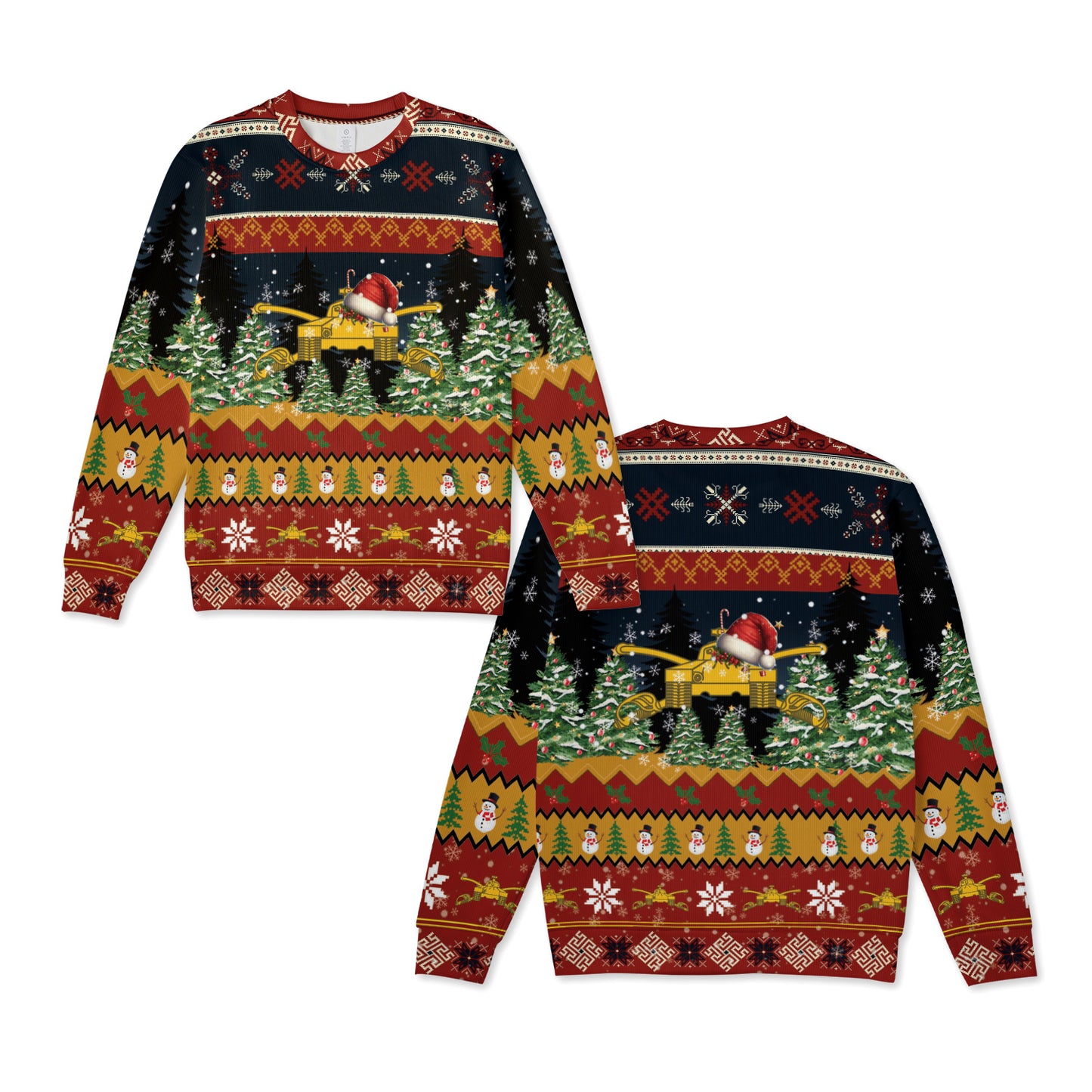 US Army Armor Branch Insignia Knitted Sweater