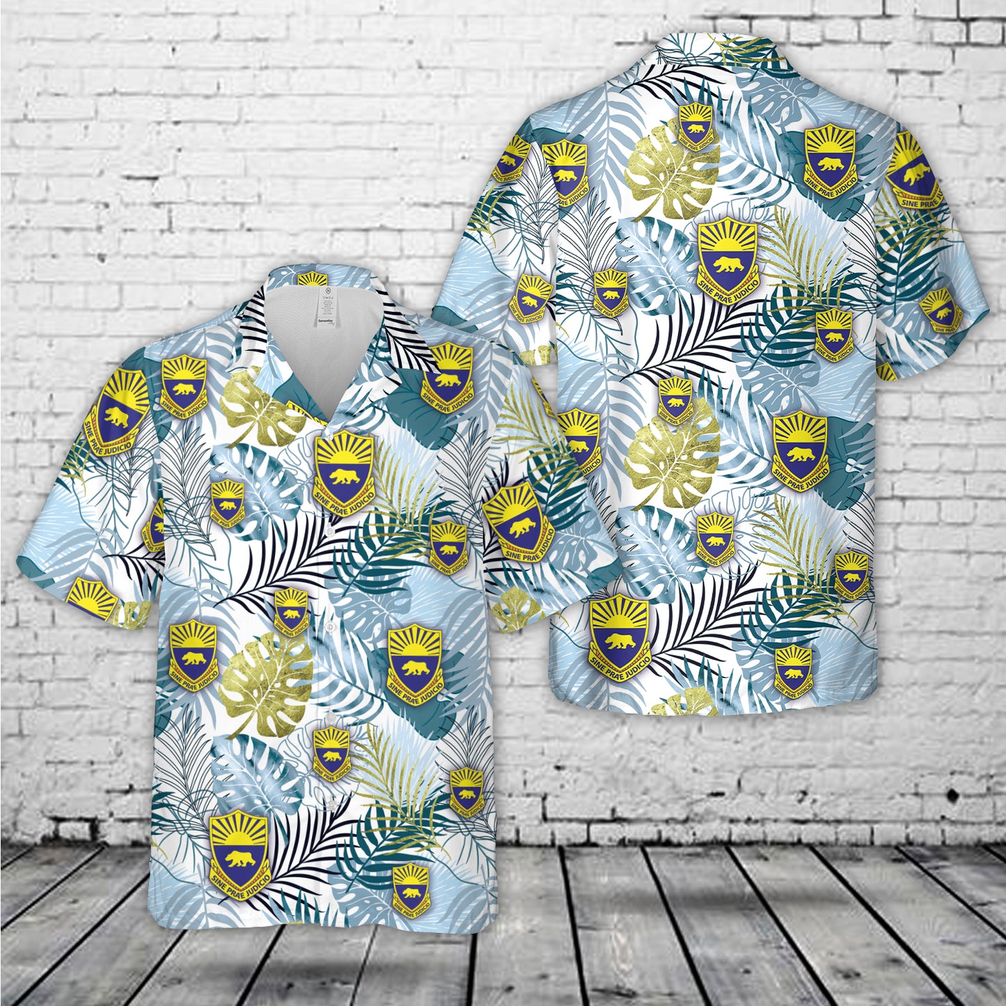 US Army 595th Military Police Company (595th MP Co.) Hawaiian Shirt