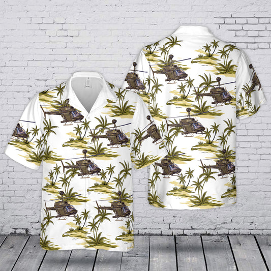 US Army Bell OH-58 Kiowa Hawaiian Shirt