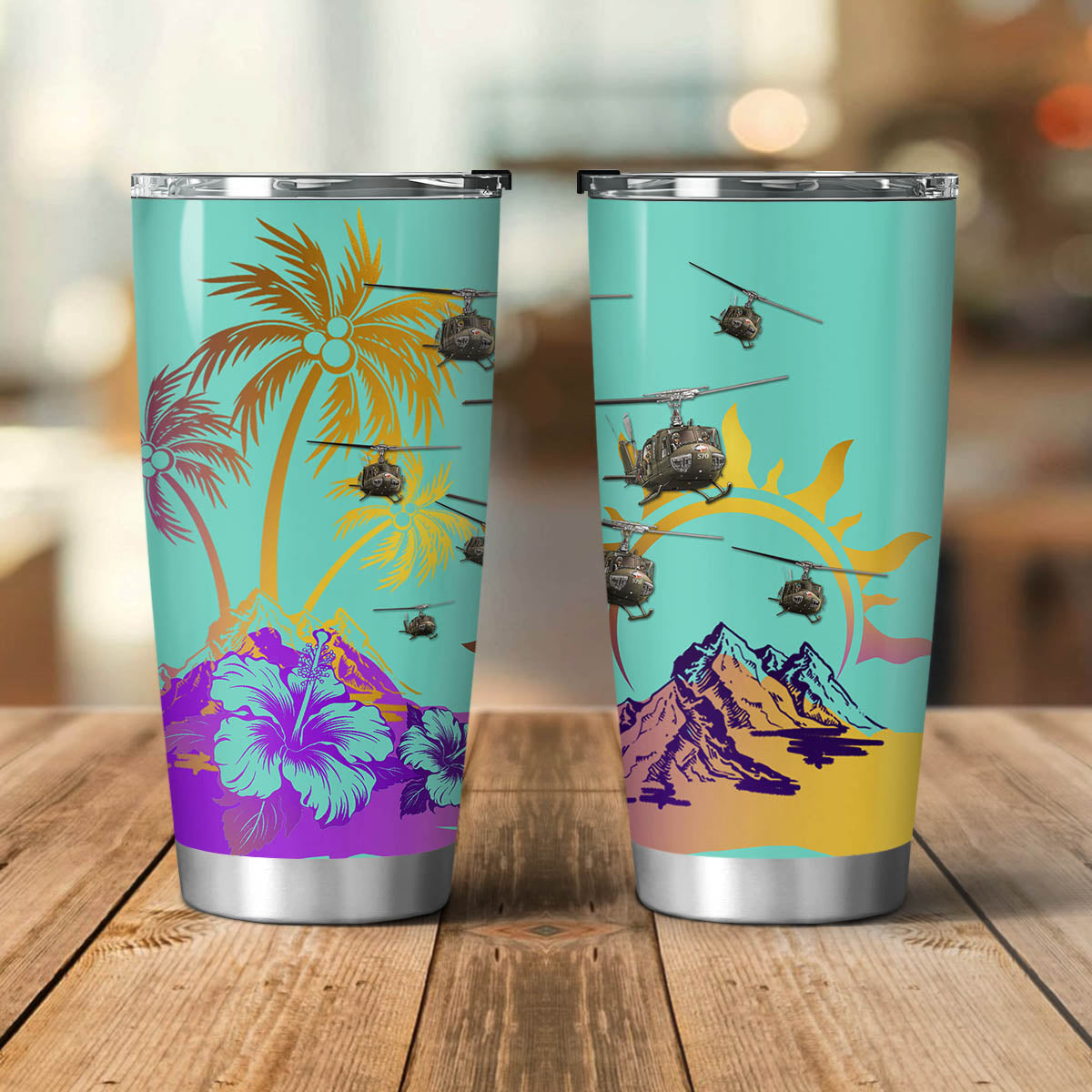 US Army Bell UH-1 Huey Vagabond 20oz Tumbler