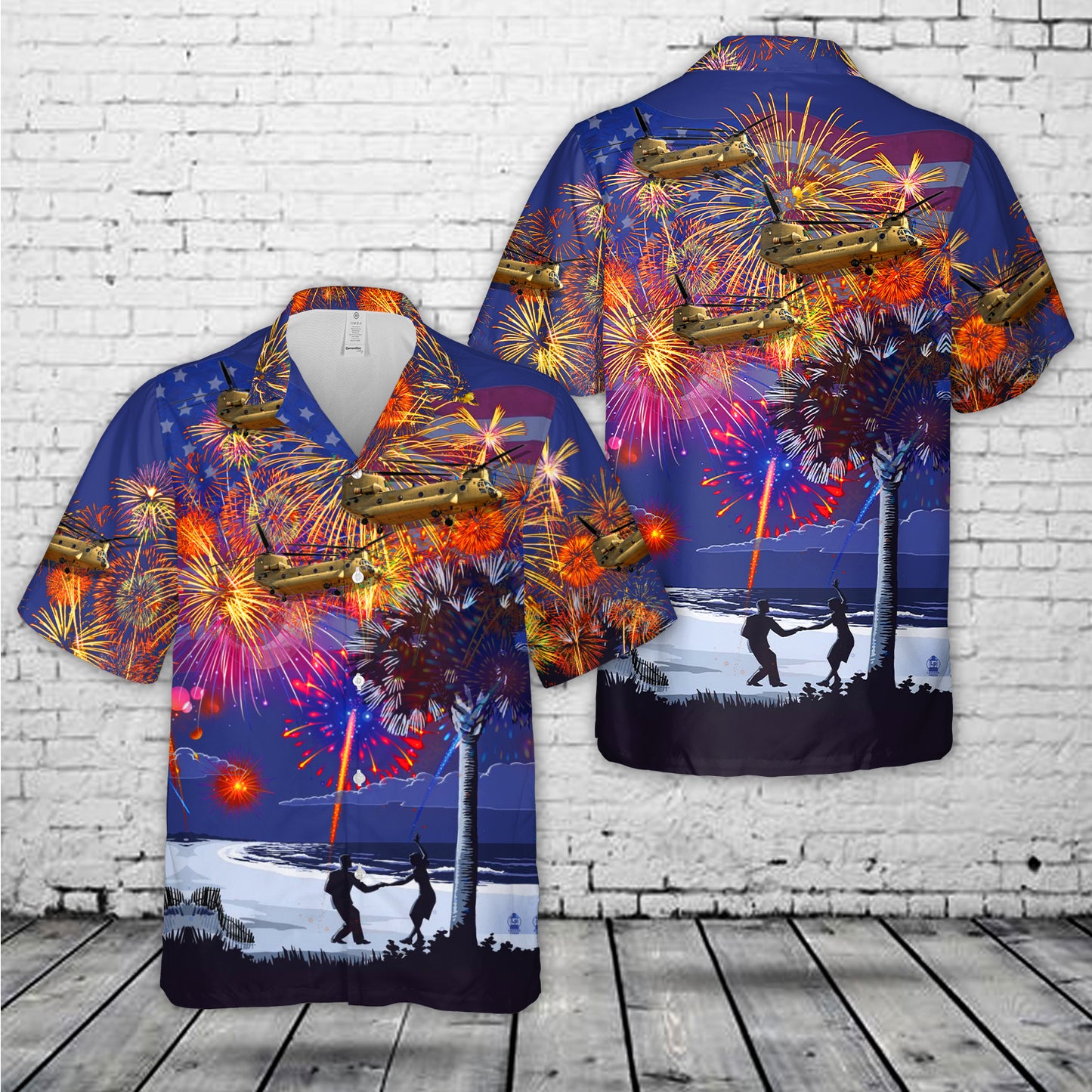 CH-47F Chinook South Carolina Army National Guard Hawaiian Shirt