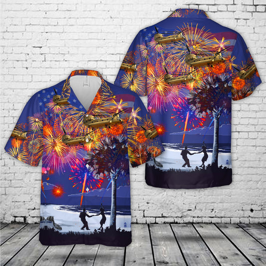 CH-47F Chinook South Carolina Army National Guard Hawaiian Shirt