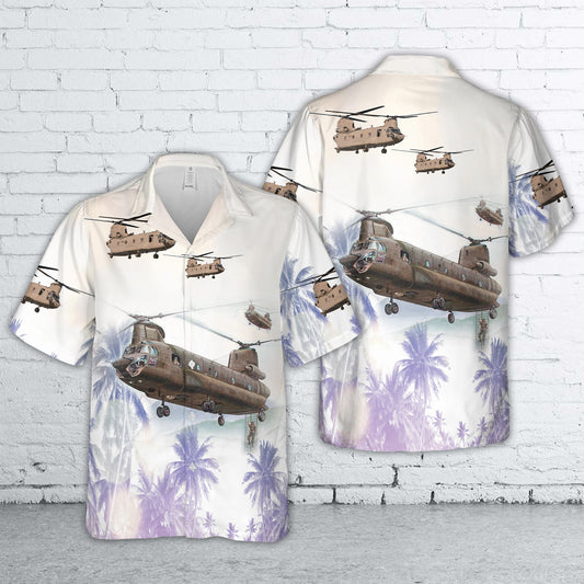 US Army CH-47 Chinook Hawaiian Shirt