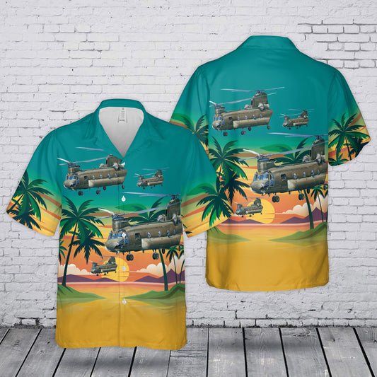 US Army CH-47 Chinook Hawaiian Shirt