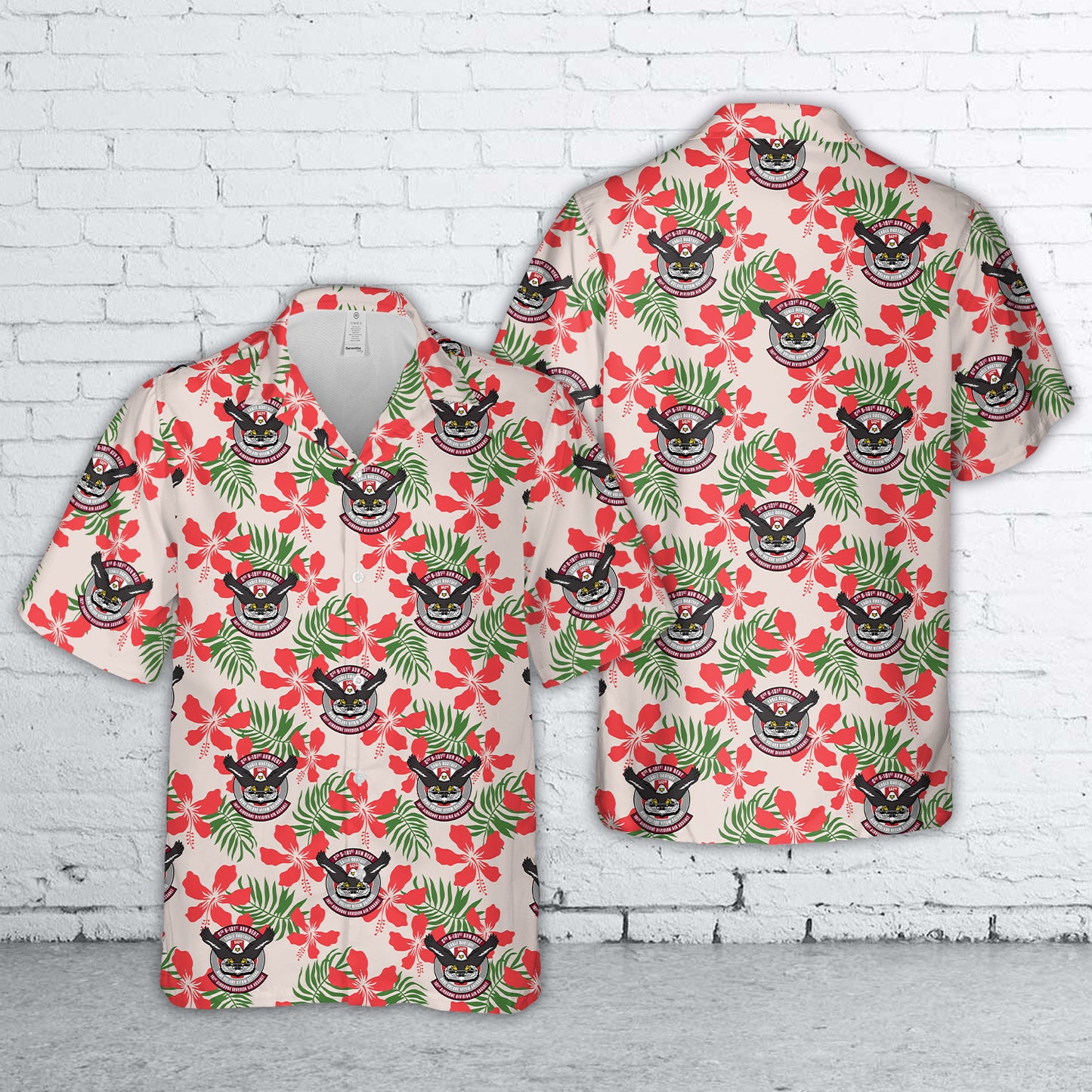 US Army C Company, 6-101 AVN REGT - "Eagle Dustoff" Hawaiian Shirt