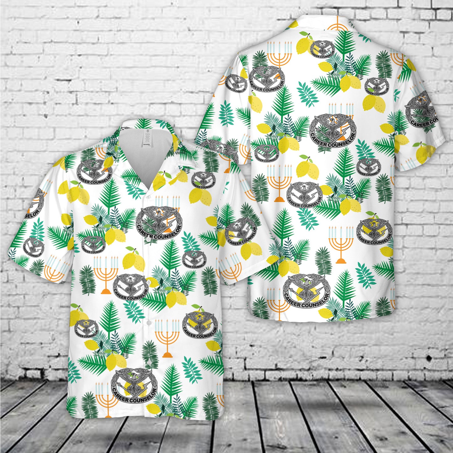 US Army Career Counselor Identification Badge Hawaiian Shirt