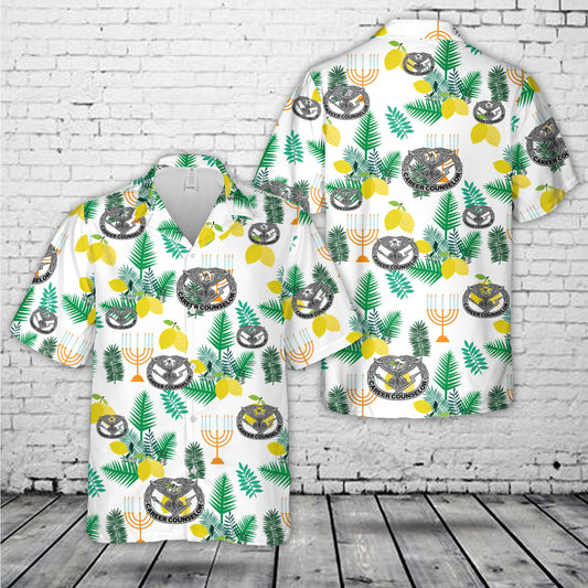 US Army Career Counselor Identification Badge Hawaiian Shirt