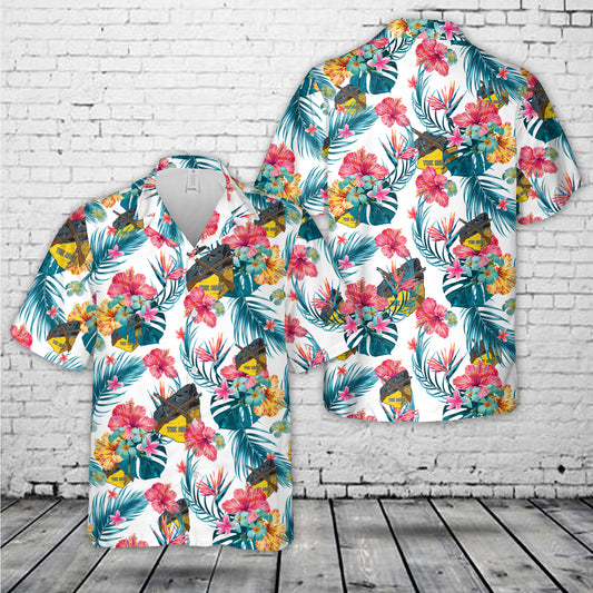 US Army Charlie Company, 2-47 Infantry Regiment, 197th Infantry Brigade Hawaiian Shirt